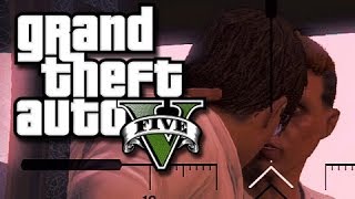 GTA 5 Funny Moments and Glitches!  (Tornado Cars and Kissing!)