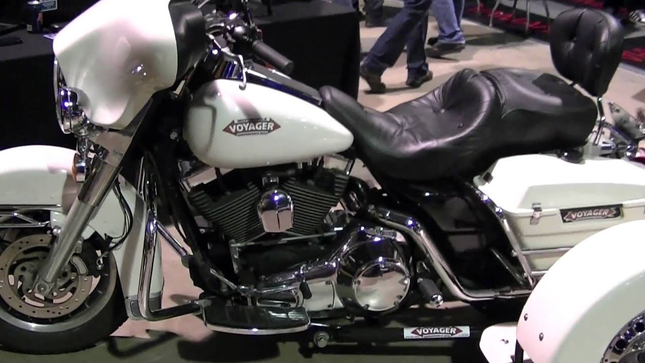 Motorcycle Tricycle Conversion Kit From Voyager - YouTube