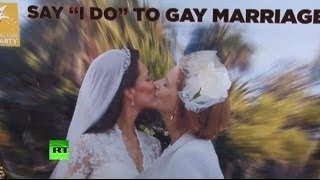 Право на брак: в мире растет негативное отношение к однополым союзам
