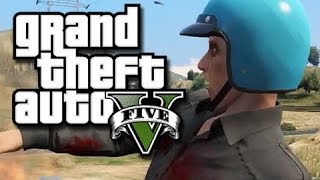 GTA 5 Online Funny Gameplay Moments! #15 (King of the Wind Turbine and Sidearm's Face!)