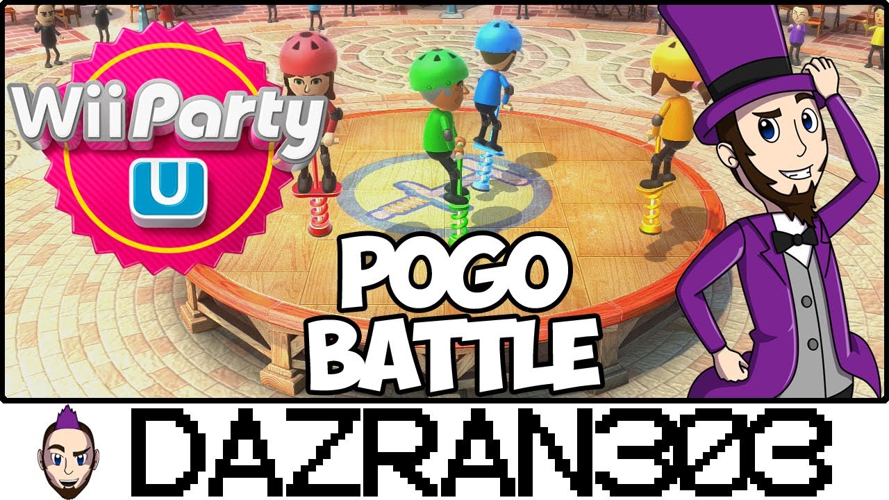 Wii PARTY U Pogo Battle Minigame Dazran303 [HD