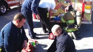 Cats rescued from apartment fire by firefighters & brought back to life Tulsa,Oklahoma