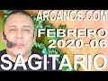 Video Horóscopo Semanal SAGITARIO  del 2 al 8 Febrero 2020 (Semana 2020-06) (Lectura del Tarot)