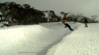 8cm of Fresh Snow and a New Pipe