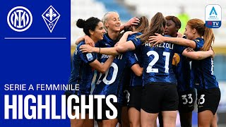 Pandini ⚽⚽😍? | INTER 2-0 FIORENTINA WOMEN | HIGHLIGHTS | 21/22 Serie A Femminile🖤💙???