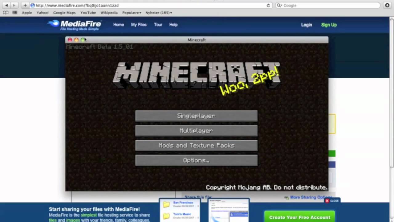 Minecraft Download for Mac (Auto updates) - YouTube