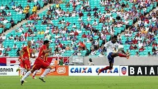 Bahia 1 X 2 Galícia. Gols de Rhayner, Davidson e Ancelmo (9/2/2014)