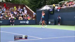 Squirrel interrupts Sabine Lisicki match at 2013 US Open