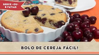 Bolo de Cereja Fácil - Receitas de Minuto #138