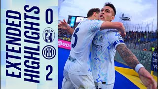 LA APRE E LA CHIUDE: LAUTARO PROTAGONISTA INDISCUSSO DI PISA 0-2 INTER 🐂😎?? | EXTENDED HIGHLIGHT📺 ??