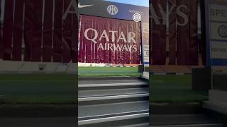 @qatarairways  has landed at San Siro ✈️🏟️? #IMInter #Shorts