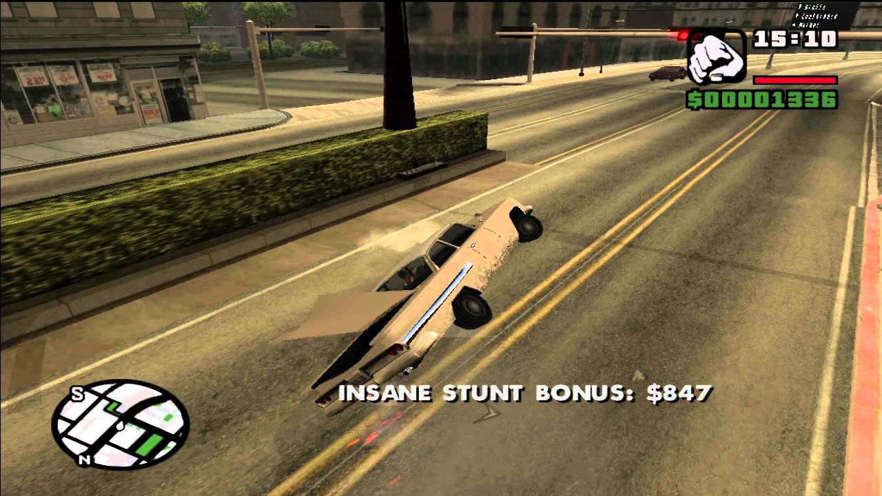 Grand Theft Auto San Andreas - Flying Cars Cheat - YouTube