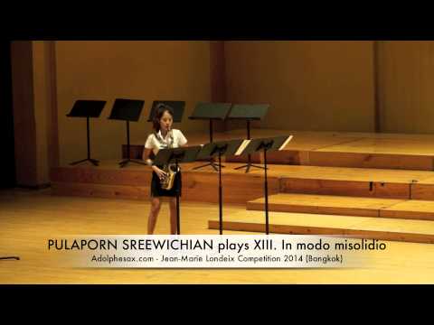 PULAPORN SREEWICHIAN plays XIII In modo misolidio