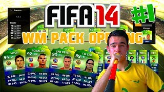 FIFA 14 Ultimate Team : WM Pack Opening #1 [FACECAM] - GEILER MODUS !! HD