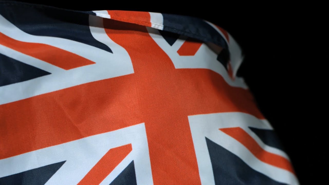 Free Slow Motion Footage: Waving British Flag - YouTube