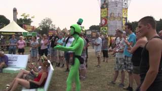 Mascotte Break Service op Zwarte Cross