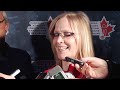 2012 Scotties Tournament of Hearts Draw 1 Media Scrum
