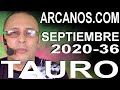Video Horóscopo Semanal TAURO  del 30 Agosto al 5 Septiembre 2020 (Semana 2020-36) (Lectura del Tarot)