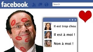 Hollande, le bourreau des cœurs sur Facebook