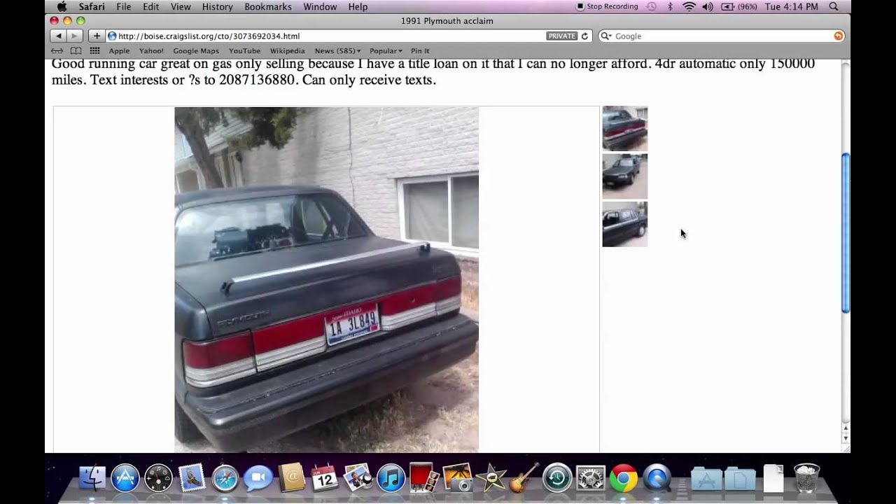 Craigslist Boise Idaho Used Cars for Sale by Owner - Models Available