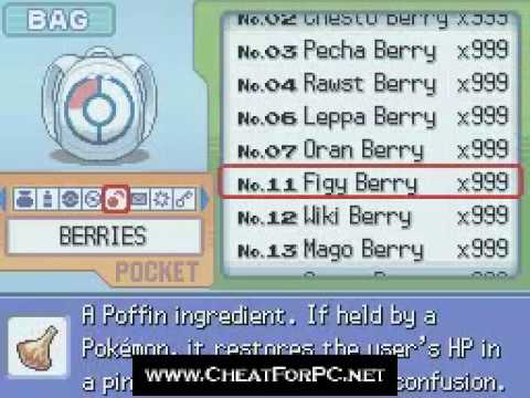 Pokemon Platinum CHEATS - 999 EVERYTHING (No ActionReplay) - YouTube