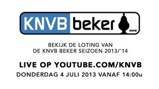 LIVESTREAM: KNVB Beker 2013/'14 Loting