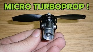 Prueba de prototipo de motor micro turboprop