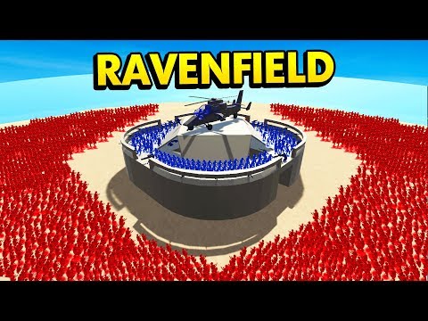 EPIC FORT DEFENSE IN RAVENFIELD (Ravenfield Funny Gameplay)