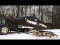 Rückewagen mit Kran