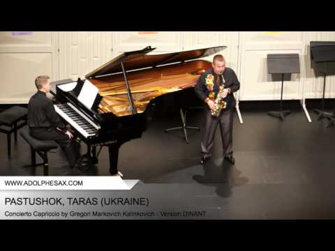 Dinant2014 PASTUSHOK Taras Concierto Capriccio by Gregori Markovich Kalinkovich Version DINANT