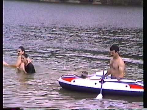 Swimming at Pickle fork Summer 1989