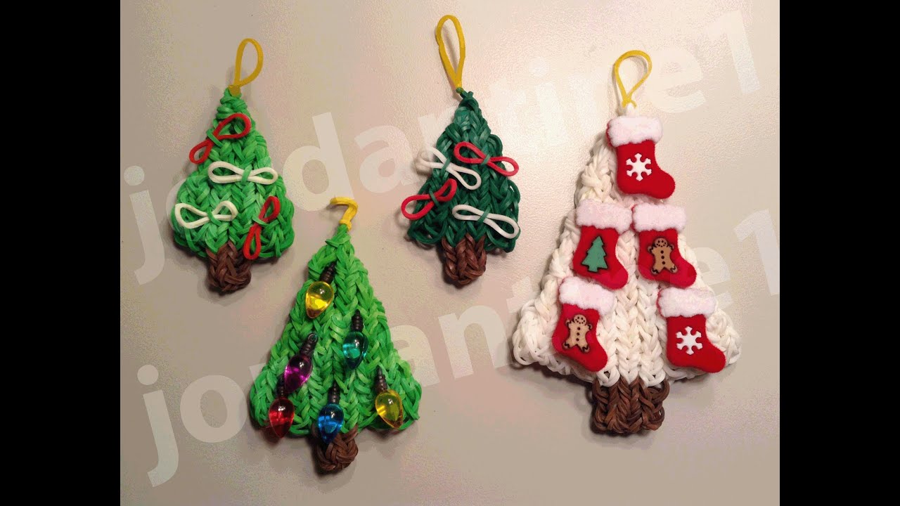 how to make a rainbow loom decorated holiday christmas how to make a rainbow loom decorated holiday christmas