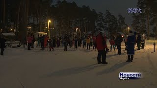 В Бердске состоялся забег на лыжах, посвященный Рождеству