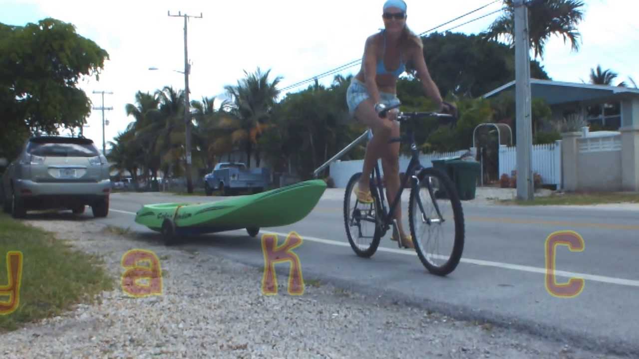 kayak cart DIY - YouTube