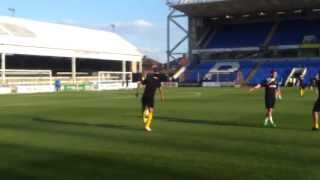 Diego Fabbrini shows his skills... but Javier Acuna's not impressed!