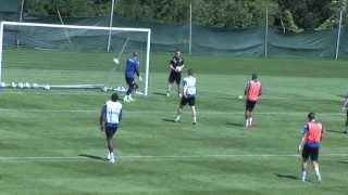 TRAINING: Koby scores screamer