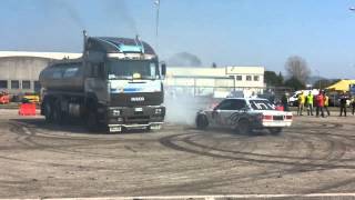 Iveco Turbostar vs.BMW - Burnout