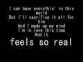 And I Ciara Lyrics on Screen