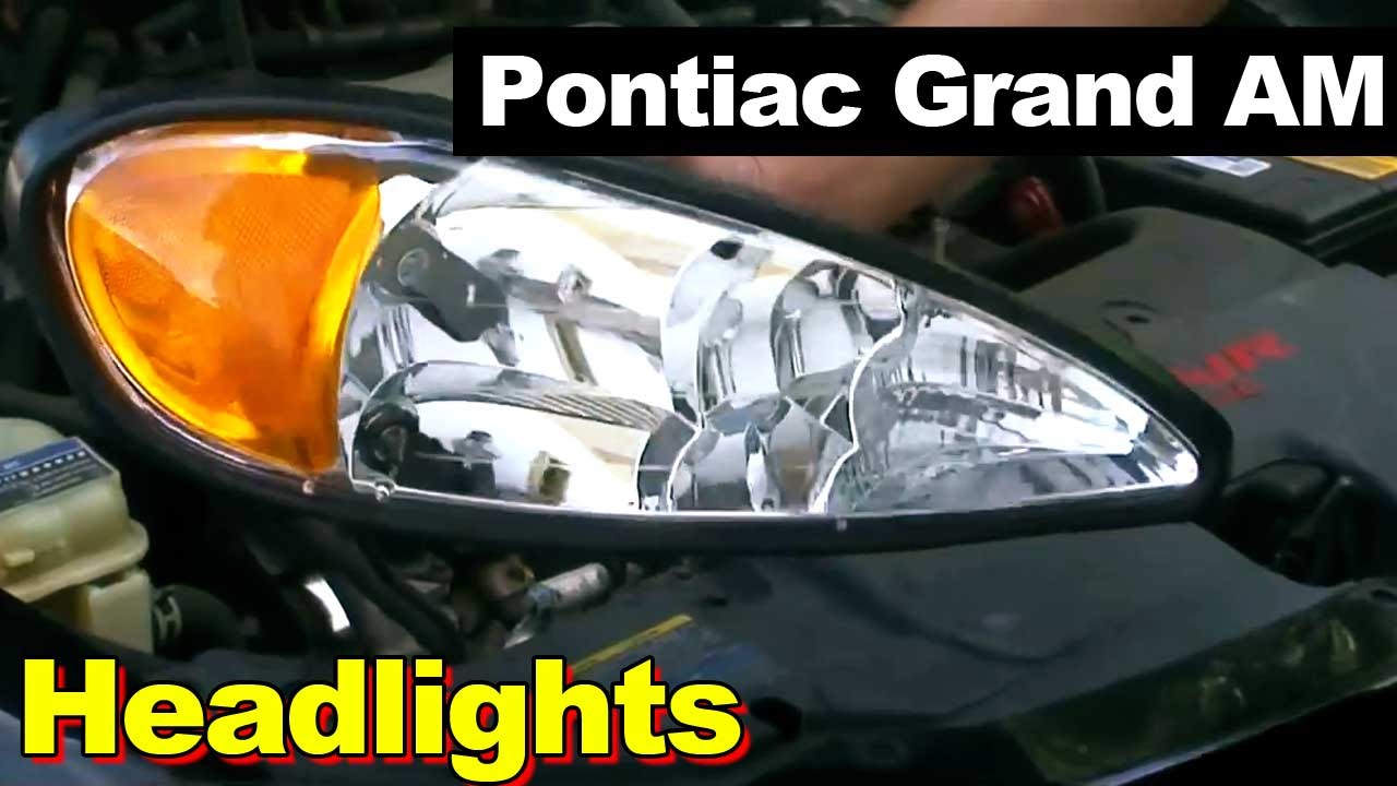 19992004 Pontiac Grand Am GT Headlight Repair How To Remove & Replace