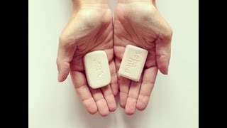 Pastillas limpiadoras sin jabón: para piel grasa y con acné, y para piel seca y sensible