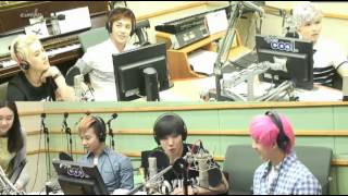 130621 MBLAQ Game Calling Friends MYNAME BEAST Dojun Super Junior Ryeowook KTR