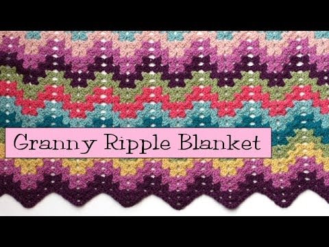 Crochet for Knitters - Granny Ripple Blanket - YouTube