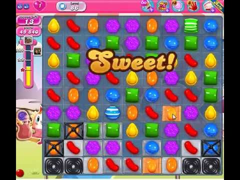 How to beat Candy Crush Saga Level 86 - 3 Stars - No Boosters - 109