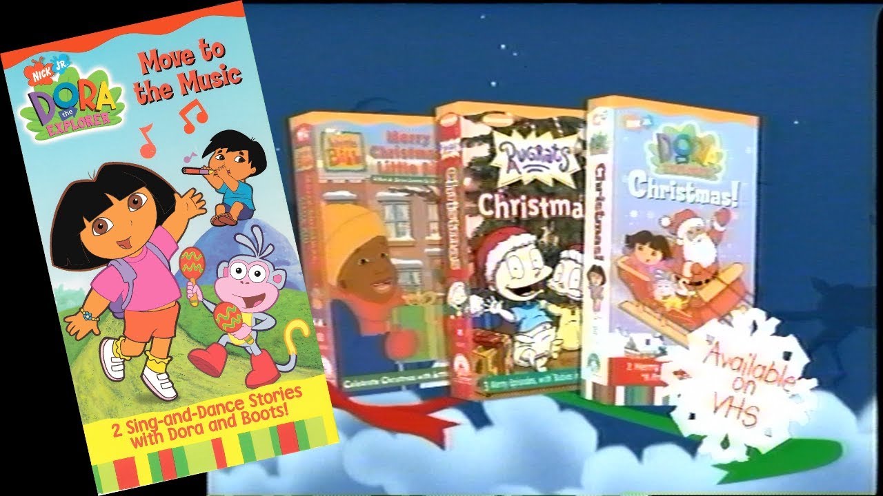 Closing Of Dora The Explorer: Christmas VHS From 2002.