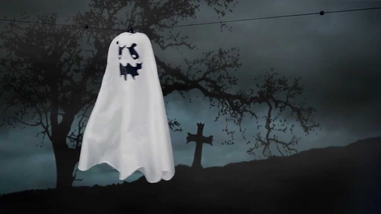 Flying Ghost - Spirit Halloween - YouTube