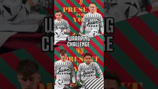 Who’s gonna win? 💀🎁?? #juventus #wrapping #challenge