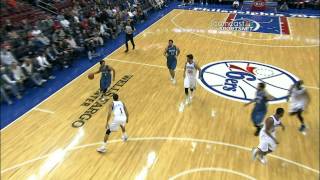 Ricky Rubio Dishes Between Carter-Williams' Legs