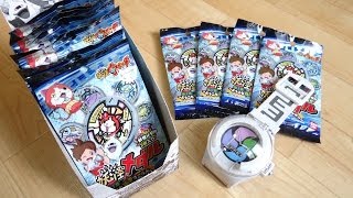 激レアメダルを狙え！妖怪メダル第1章 1BOX12パックを一気に開封レビュー！BOX買い 妖怪ウォッチ トパニャン サファイニャン キーメダル キャンペーンメダル