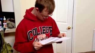 Rion Holcombe gets a special letter in the mail