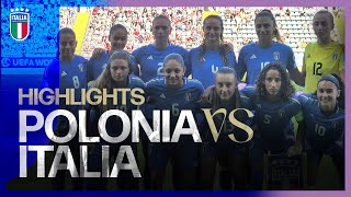 Highlights: Polonia-Italia 1-1 | Women’s Under 19 EURO 2025